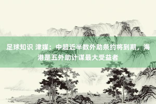 足球知识 津媒：中超近半数外助条约将到期，海港是五外助计谋最大受益者